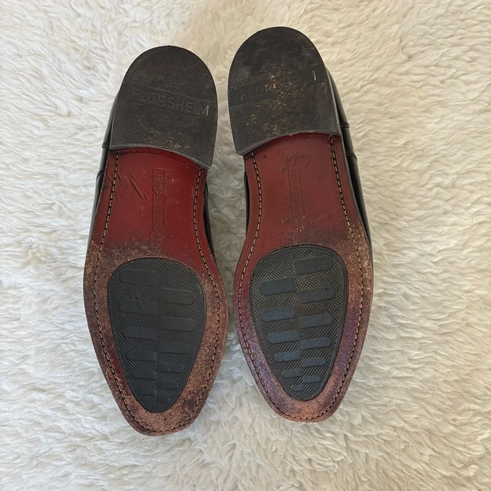 Florsheim Black Leather Oxford Men’s Shoes size 8 D